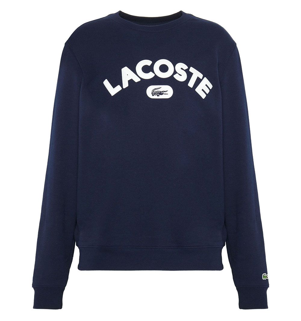 buy Lacoste Men’s Crew Neck Branded Terry Sweatshirt